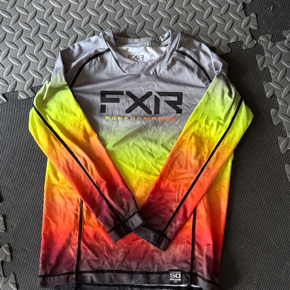 FXR Performance Kids Long Sleeve Tee - Multicolor